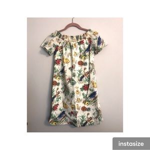 J.Crew tropical print dress